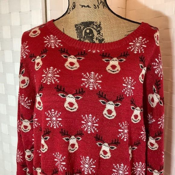 reindeer christmas sweater - Picture 6 of 10